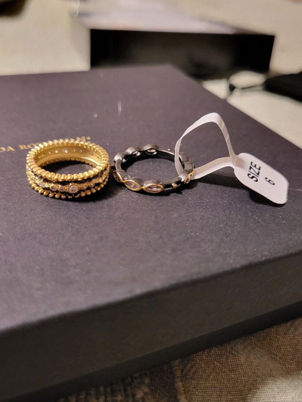 Freida Rothman Rings - Both Size 6 - Picture 2 of 3